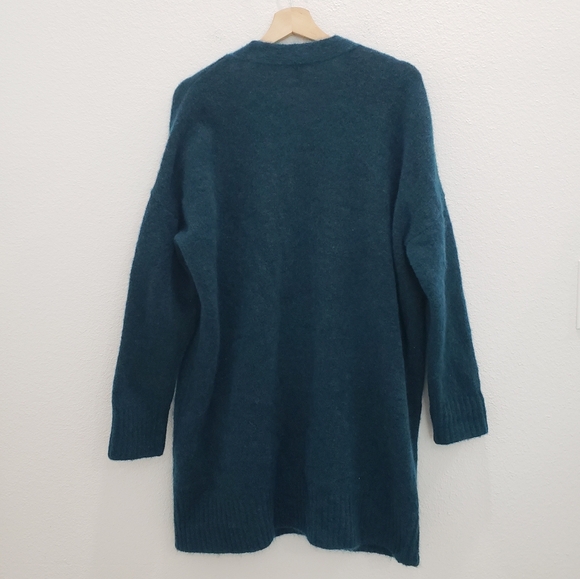 Eileen Fisher Mohair Plush Mélange V-Neck Cardigan Size Medium - Picture 10 of 11